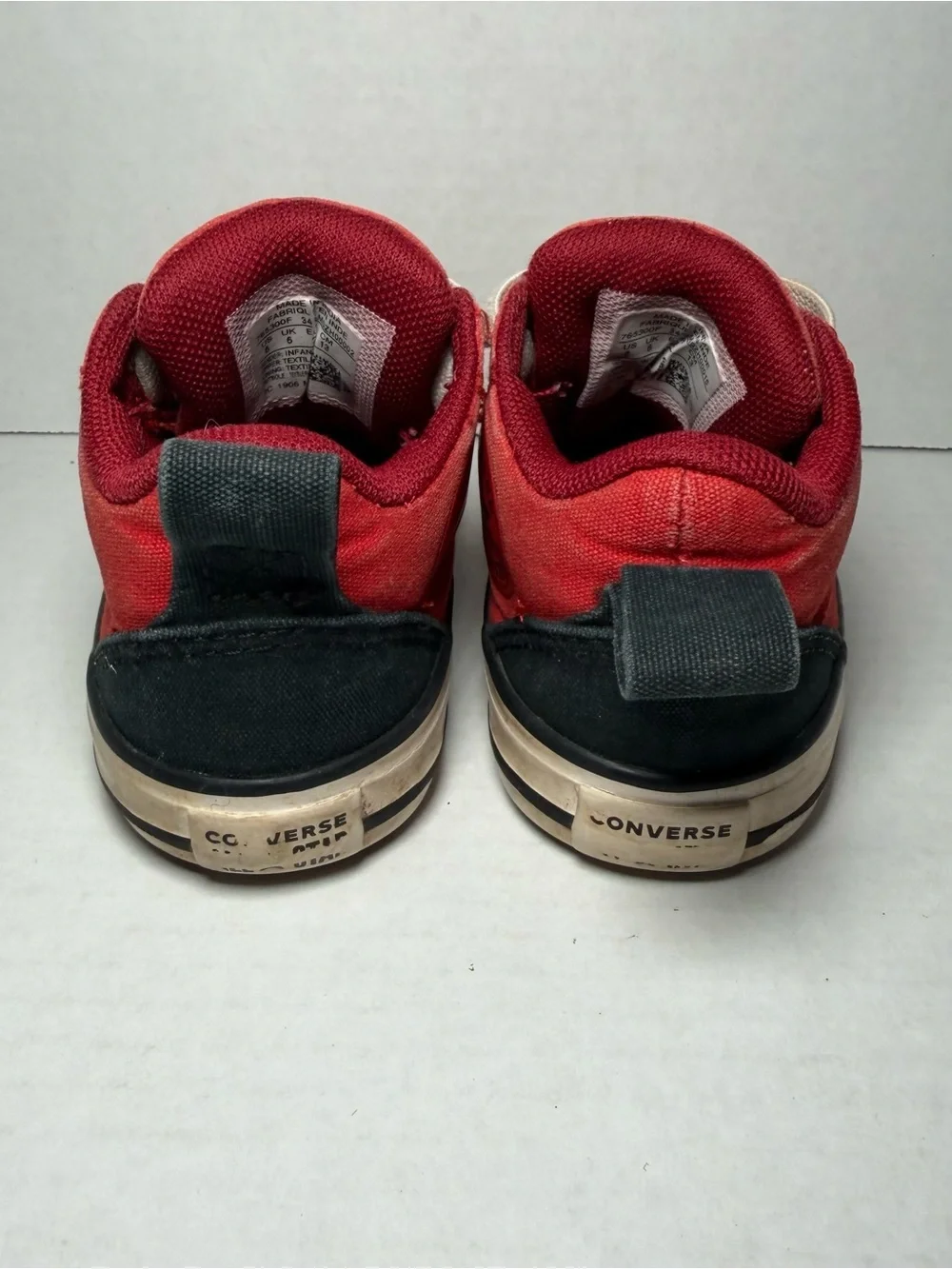 Converse Toddler Red All Star High Top Sneakers Size 6